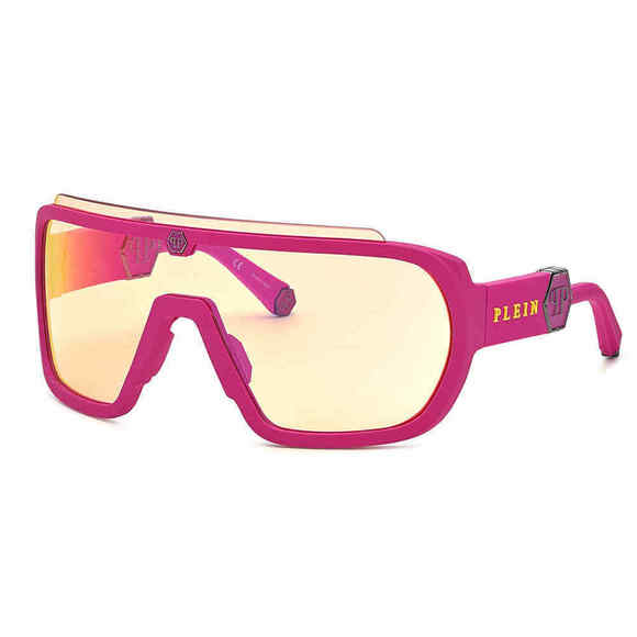 PHILIPP PLEIN SUN SPP078 Sunglasses RUBBERIZED-FUXIA-VB8F 99mm